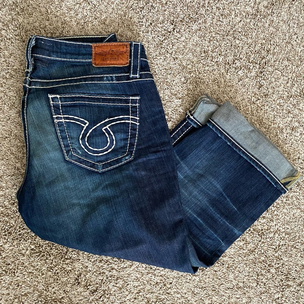 Big Star jean capris size 30 dark wash Liv style